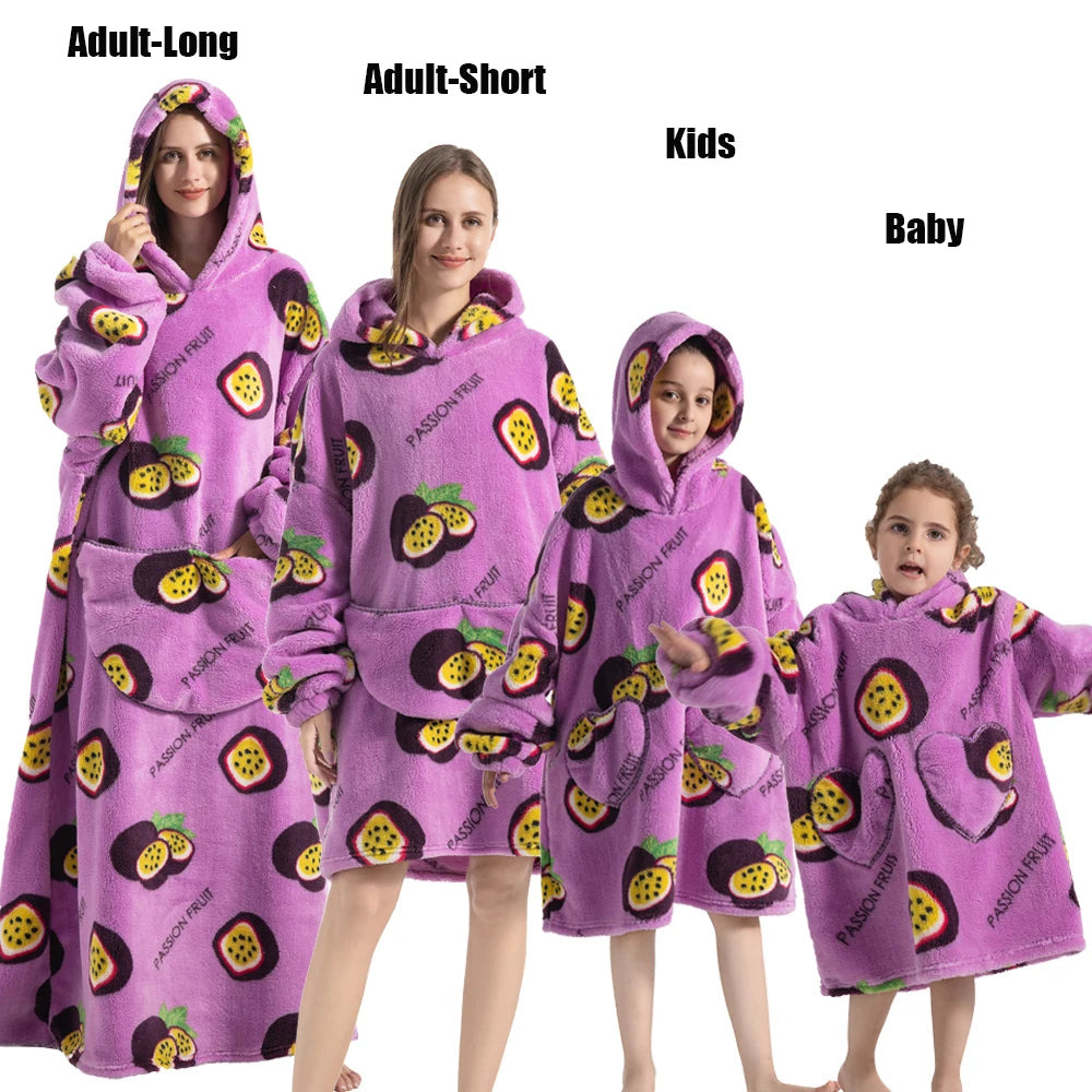 The Snugzilla – Wearable Blanket Hoodie