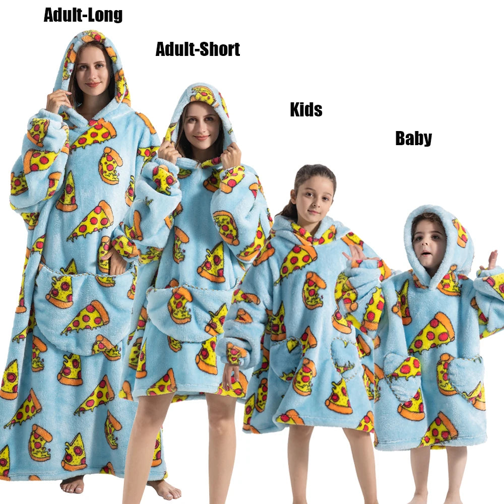 The Snugzilla – Wearable Blanket Hoodie