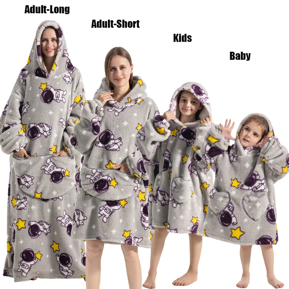 The Snugzilla – Wearable Blanket Hoodie