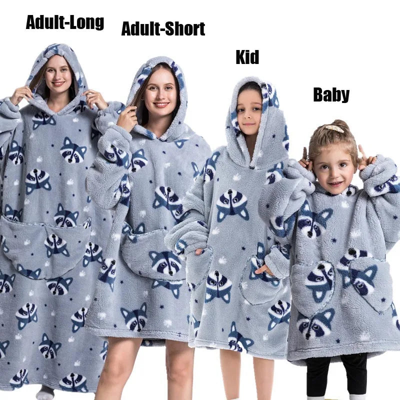 The Snugzilla – Wearable Blanket Hoodie